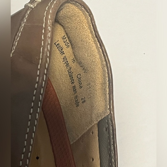 Clarks UnStructured 8.5 Womens Brown Leather Mary Jane Comfort Flats - Picture 3 of 6